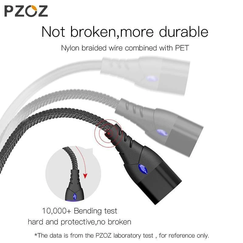 PZOZ USB C Magnetkabel 5A Superschnelles Laden Telefon Typ-C Magnet-Ladeadapter für Samsung Galaxy S9 Huawei Xiaomi A2 lite