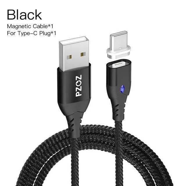 PZOZ USB C Magnetkabel 5A Superschnelles Laden Telefon Typ-C Magnet-Ladeadapter für Samsung Galaxy S9 Huawei Xiaomi A2 lite