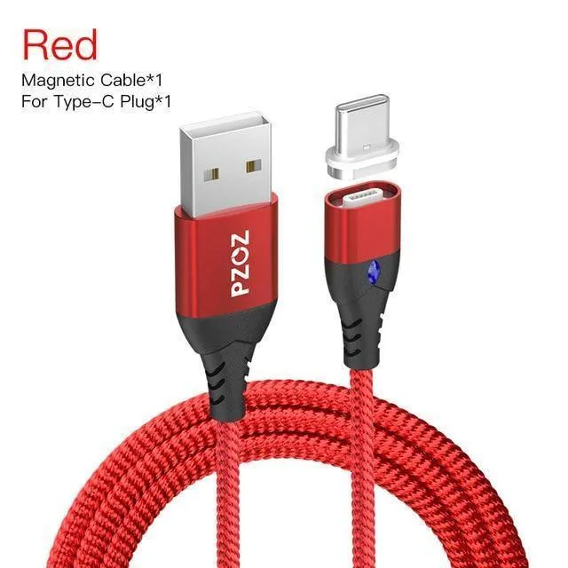 PZOZ USB C Magnetkabel 5A Superschnelles Laden Telefon Typ-C Magnet-Ladeadapter für Samsung Galaxy S9 Huawei Xiaomi A2 lite