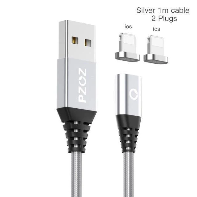 PZOZ Magnetkabel Typ C Micro USB C Adapter für iPhone 8 Samsung MicroUSB Typ C Ladegerät Telefon USB Magnetkabel Schnellladung