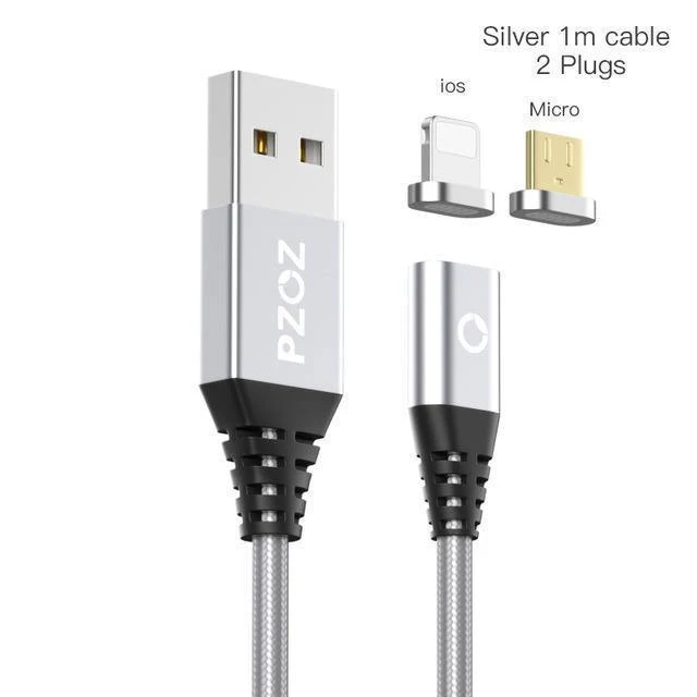 PZOZ Magnetkabel Typ C Micro USB C Adapter für iPhone 8 Samsung MicroUSB Typ C Ladegerät Telefon USB Magnetkabel Schnellladung