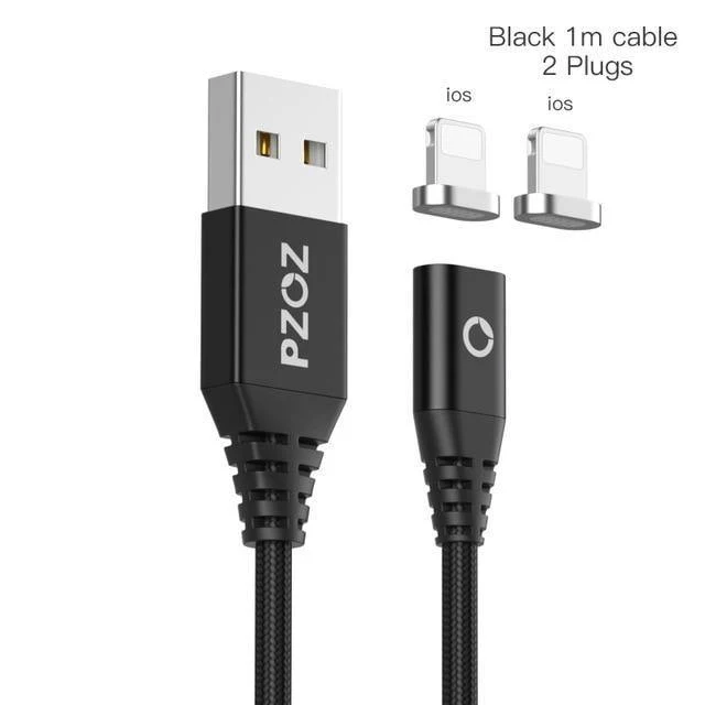 PZOZ Magnetkabel Typ C Micro USB C Adapter für iPhone 8 Samsung MicroUSB Typ C Ladegerät Telefon USB Magnetkabel Schnellladung