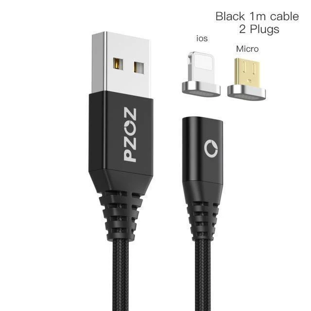 PZOZ Magnetkabel Typ C Micro USB C Adapter für iPhone 8 Samsung MicroUSB Typ C Ladegerät Telefon USB Magnetkabel Schnellladung