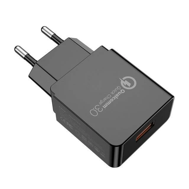 PZOZ USB-Ladegerät Mobiltelefon Schnellladung Qualcomm Quick Charge QC 3.0 Reise-Wandadapter EU-Stecker für Samsung Xiaomi iPhone