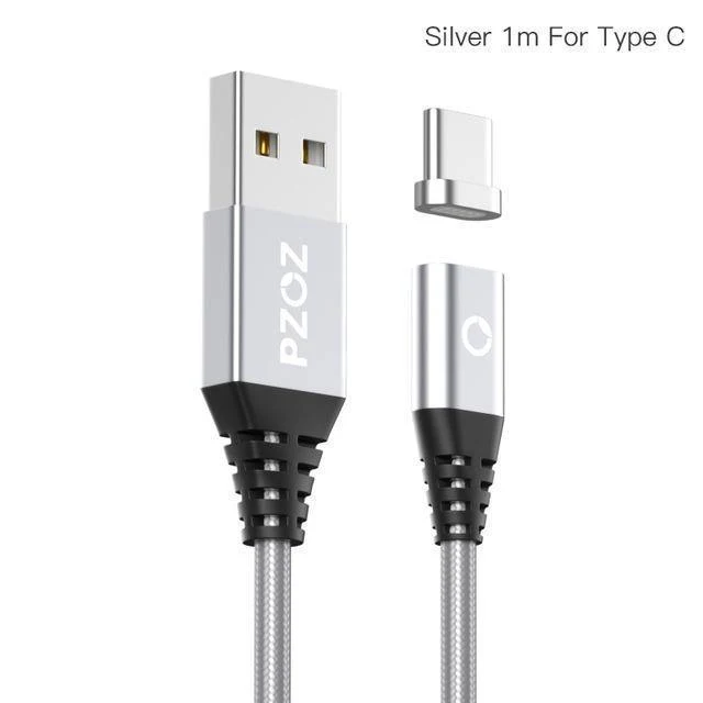 PZOZ Shop Club exklusives Magnetkabel Typ C Micro USB C 8-poliger Schnellladeadapter Telefon MicroUSB Typ C Magnetladegerät