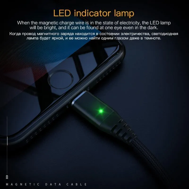 PZOZ Shop Club exklusives Magnetkabel Typ C Micro USB C 8-poliger Schnellladeadapter Telefon MicroUSB Typ C Magnetladegerät