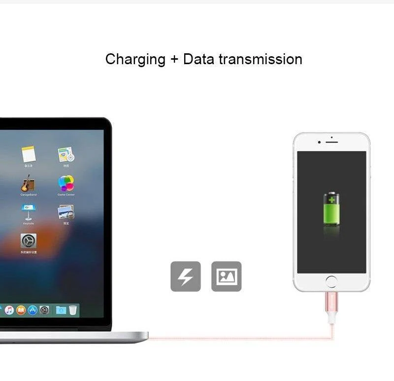 Baseus USB-Kabel für iPhone X 8 5 5s 6s 6 7 Handy 2A Schnellladekabel Datensynchronisationskabel Kabel für IOS 8 9 10 11