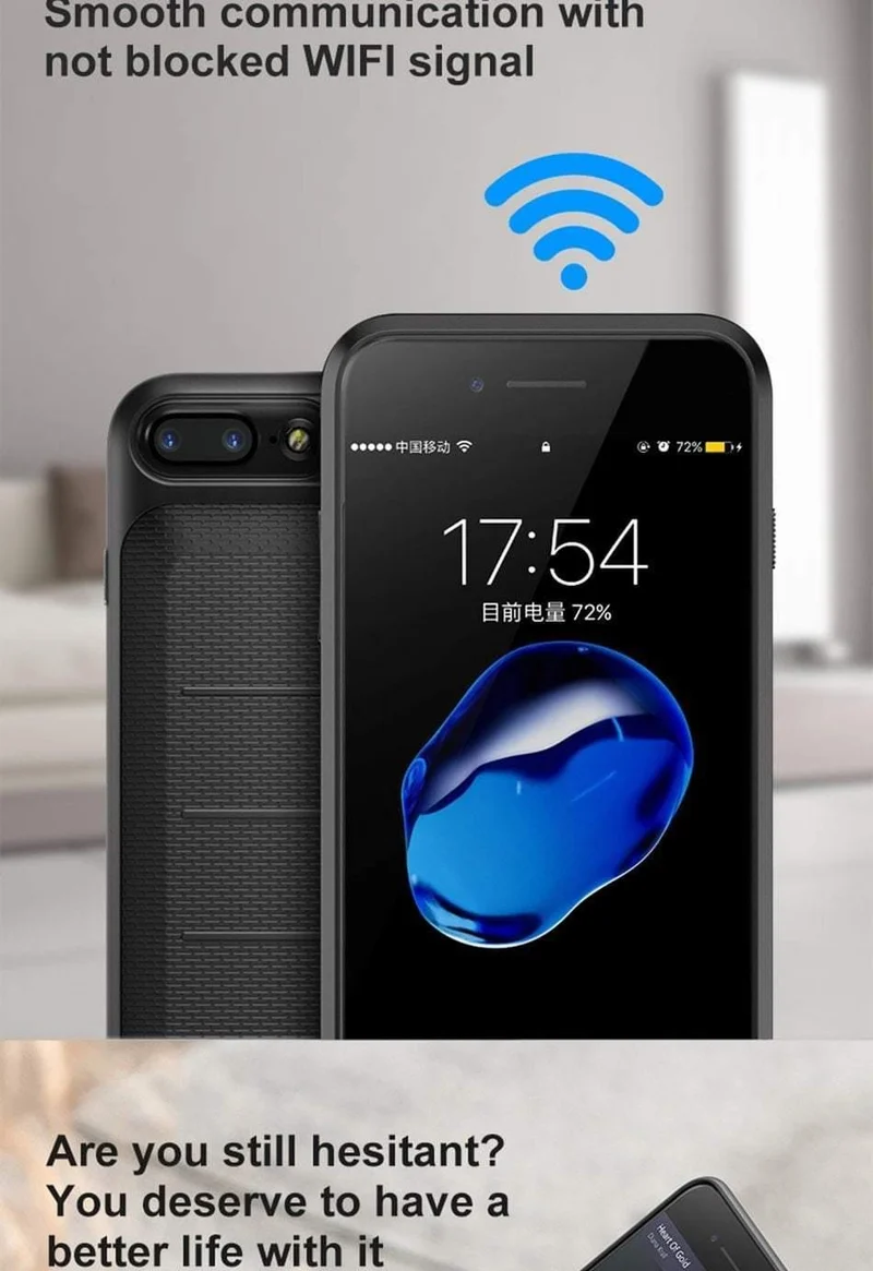 Baseus Batteriefach für iPhone 6 6s 6 Plus 3600mAh Akku Power Bank Case für iPhone 6s Plus Ladegerät Case Telefon Powerbank Cases