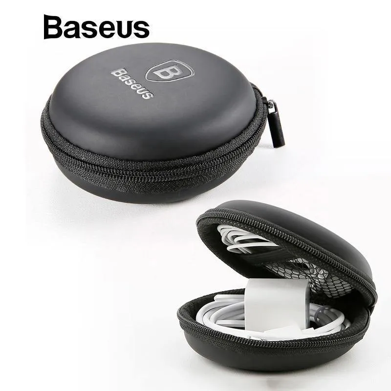 Baseus Tragbares Handy-Zubehör, Aufbewahrungspaket, Mini-Hülle für USB-Kabel, Harttasche, Kopfhörer-Box für Ladegerät, SD-TF-Karten