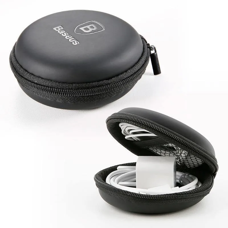 Baseus Tragbares Handy-Zubehör, Aufbewahrungspaket, Mini-Hülle für USB-Kabel, Harttasche, Kopfhörer-Box für Ladegerät, SD-TF-Karten