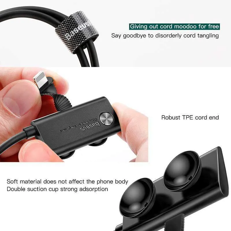 Baseus USB-Ladekabel für iPhone 6 6s 7 8 X Handy-Spielkabel 8Pin-Schnellladekabel für iPhone 5S 5 Handykabel