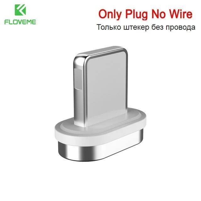 FLOVEME Magnetkabel Micro USB Typ C für iPhone Lightning-Kabel 1M 3A Schnellladekabel USB-C Typ-C Magnet-Ladekabel für Telefon