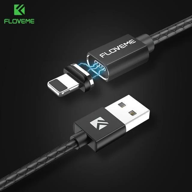 FLOVEME 3A Magnetkabel Micro USB Typ C Kabel für iPhone 1M Schnellladekabel USB C Telefon Magnet Ladegerät für Samsung Xiaomi Cabo