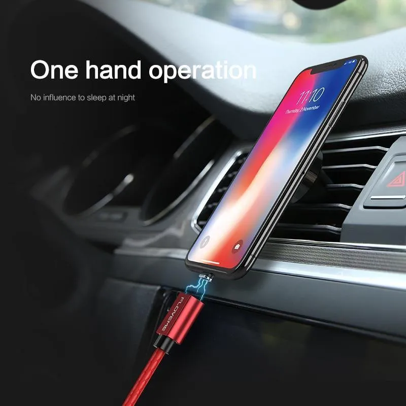 FLOVEME 3A Magnetkabel Micro USB Typ C Kabel für iPhone 1M Schnellladekabel USB C Telefon Magnet Ladegerät für Samsung Xiaomi Cabo