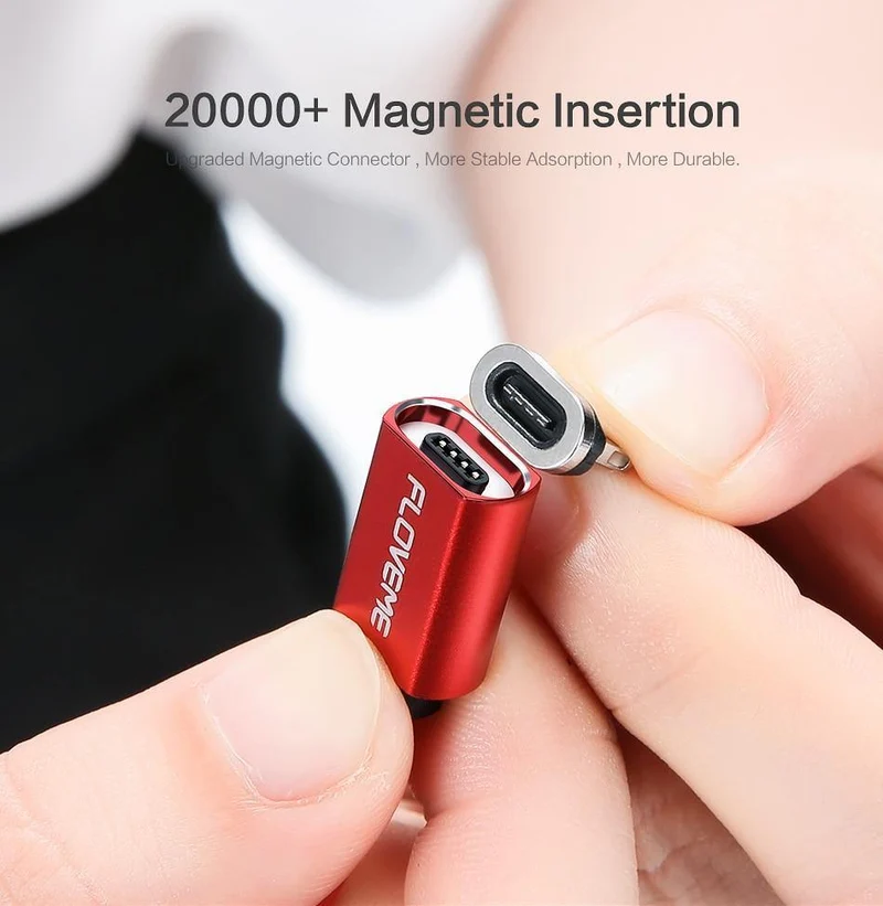 FLOVEME 3A Magnetkabel Micro USB Typ C Kabel für iPhone 1M Schnellladekabel USB C Telefon Magnet Ladegerät für Samsung Xiaomi Cabo