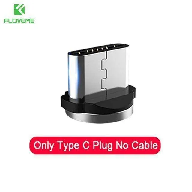FLOVEME LED Magnetkabel Für Lightning Micro USB Typ C Telefonkabel Für iPhone X Xr Xs Max 1m 2m 2A Schnelllademagnet Ladegerät