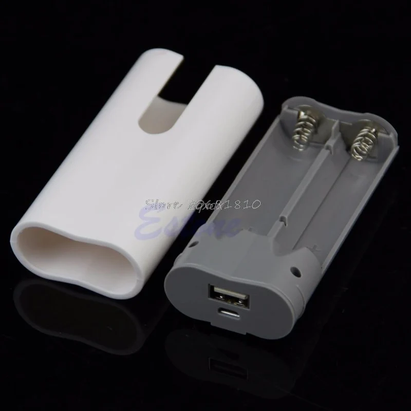 2x 18650 USB Mobile Power Bank Batterie Ladegerät Box Fall DIY Kit Für MP3 iPhone Z17 Drop Schiff