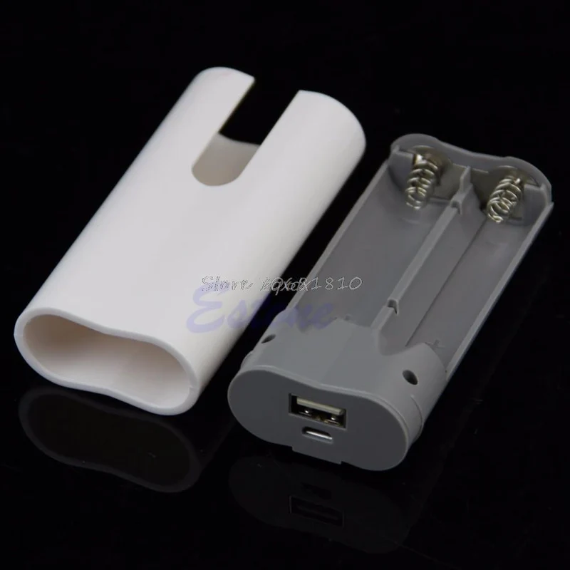 2x 18650 USB Mobile Power Bank Batterie Ladegerät Box Fall DIY Kit Für MP3 iPhone Z17 Drop Schiff