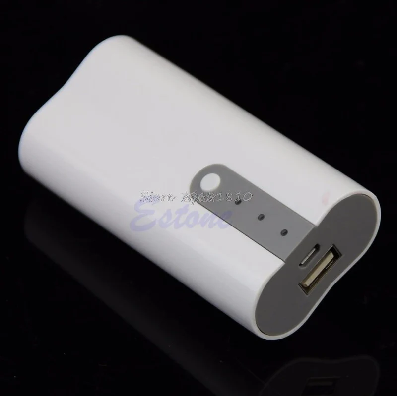 2x 18650 USB Mobile Power Bank Batterie Ladegerät Box Fall DIY Kit Für MP3 iPhone Z17 Drop Schiff