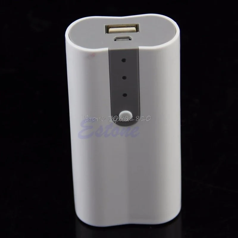 2x 18650 USB Mobile Power Bank Batterie Ladegerät Box Fall DIY Kit Für MP3 iPhone Z17 Drop Schiff