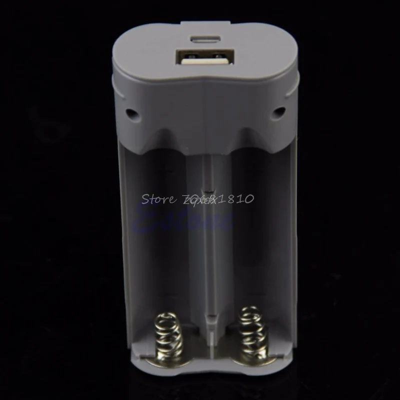 2x 18650 USB Mobile Power Bank Batterie Ladegerät Box Fall DIY Kit Für MP3 iPhone Z17 Drop Schiff