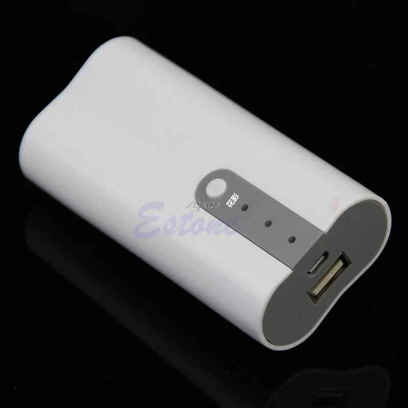 2x 18650 USB Mobile Power Bank Batterie Ladegerät Box Fall DIY Kit Für MP3 iPhone Z17 Drop Schiff