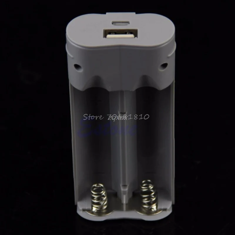 2x 18650 USB Mobile Power Bank Batterie Ladegerät Box Fall DIY Kit Für MP3 iPhone Z17 Drop Schiff