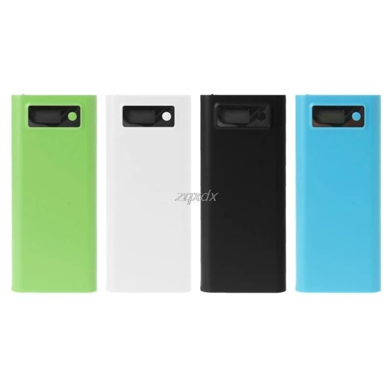 Dual USB 8x 18650 Batterie DIY Halter LCD Display Power Bank Fall Box Für iphone Z07 Drop schiff