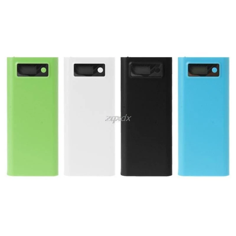 Dual USB 8x 18650 Batterie DIY Halter LCD Display Power Bank Fall Box Für iphone Z07 Drop schiff