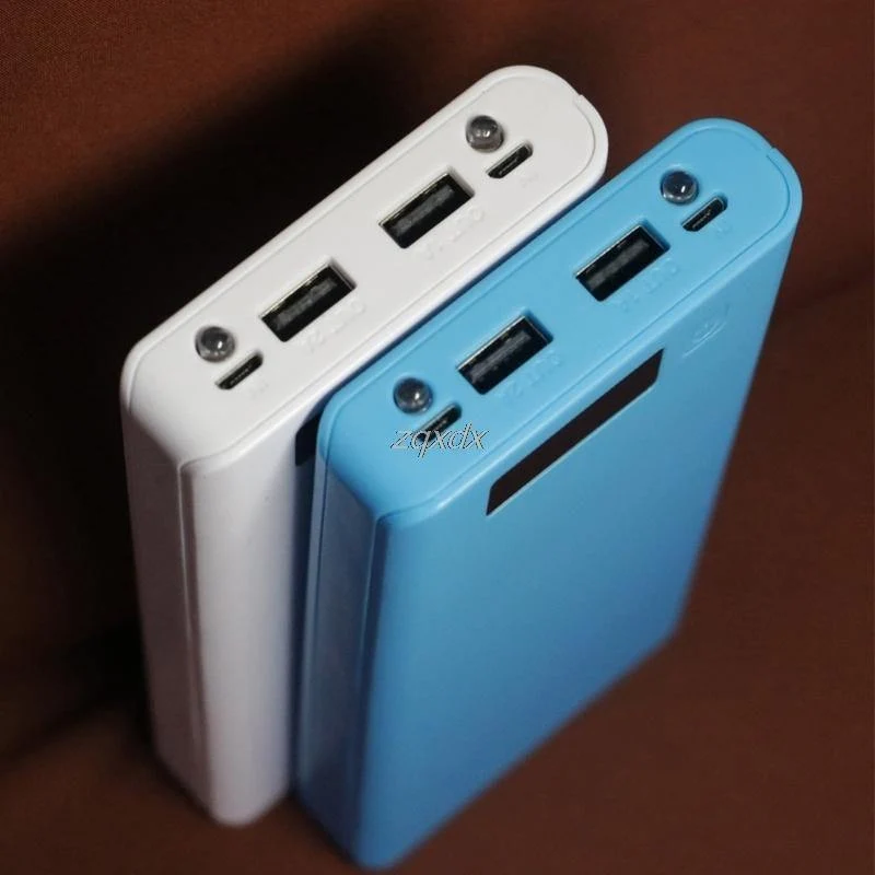 Beweglicher dünner 5V Doppel-USB 8x 18650 Energienbank-Batterie-Kasten-Handy-Aufladeeinheit DIY Shell-Fall Z07 Tropfenschiff