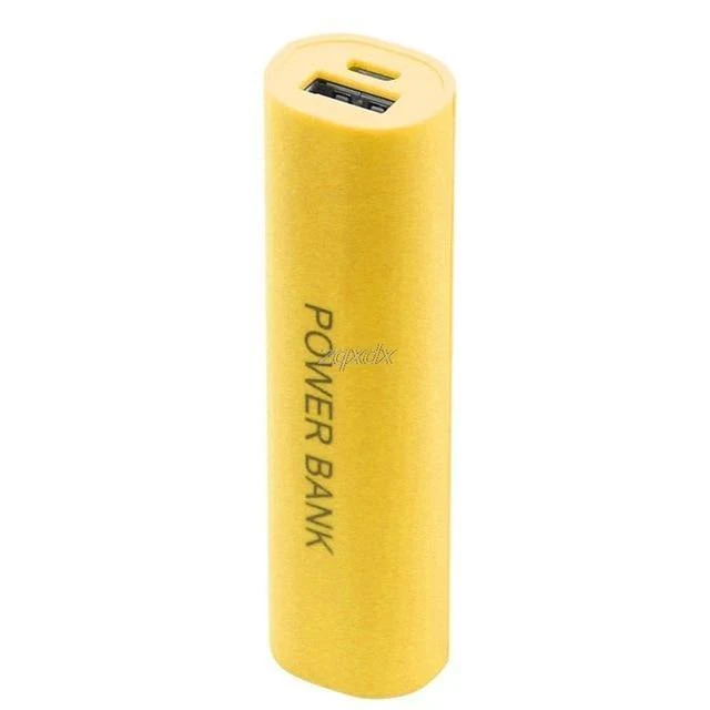 Tragbare DIY USB Bewegliche Energienbank Ladegerät Pack Box Batterie Fall Für 1 x 18650 Z17 Drop ship