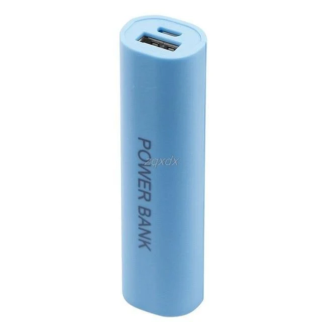 Tragbare DIY USB Bewegliche Energienbank Ladegerät Pack Box Batterie Fall Für 1 x 18650 Z17 Drop ship