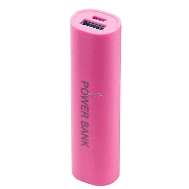 Tragbare DIY USB Bewegliche Energienbank Ladegerät Pack Box Batterie Fall Für 1 x 18650 Z17 Drop ship
