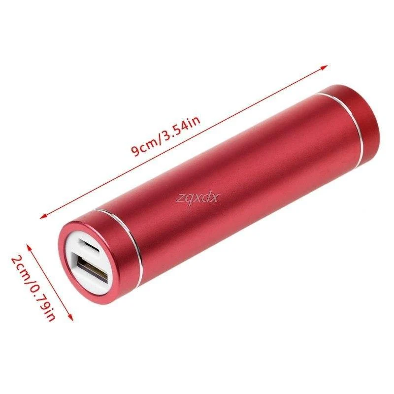 Metall USB 5V Energienbank Fall Kit 1X 18650 Batterie DIY Box Ladegerät Für Handy Z15 Drop Ship