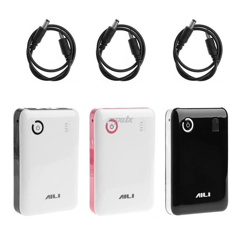Tragbare Verstellbare 5V 9V 12V 18650 Batterie Ladegerät Fall Doppel USB Port Mobile Power Bank Box Fall für Handy Tablet Z07