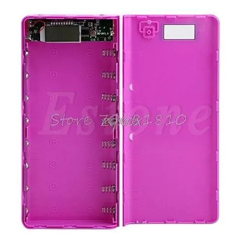 DIY USB Mobile Power Bank Ladegerät Fall Pack 8Pcs 18650 Batterie Halter Fall für Telefon Z17 Drop schiff