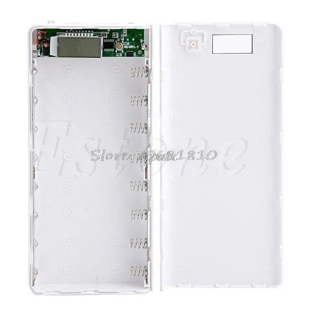 DIY USB Mobile Power Bank Ladegerät Fall Pack 8Pcs 18650 Batterie Halter Fall für Telefon Z17 Drop schiff