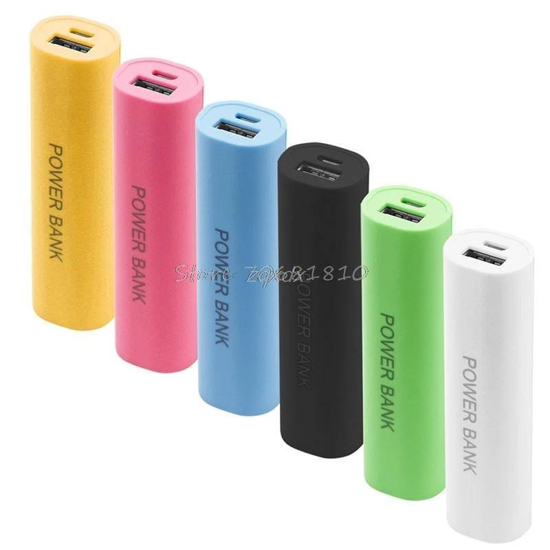 DIY USB Mobile Power Bank Ladegerät Pack Box Batterie Fall Für 1x18650 Tragbare Z17 Drop schiff