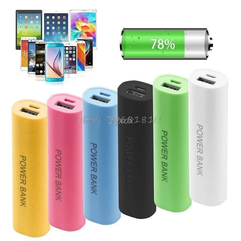 DIY USB Mobile Power Bank Ladegerät Pack Box Batterie Fall Für 1x18650 Tragbare Z17 Drop schiff