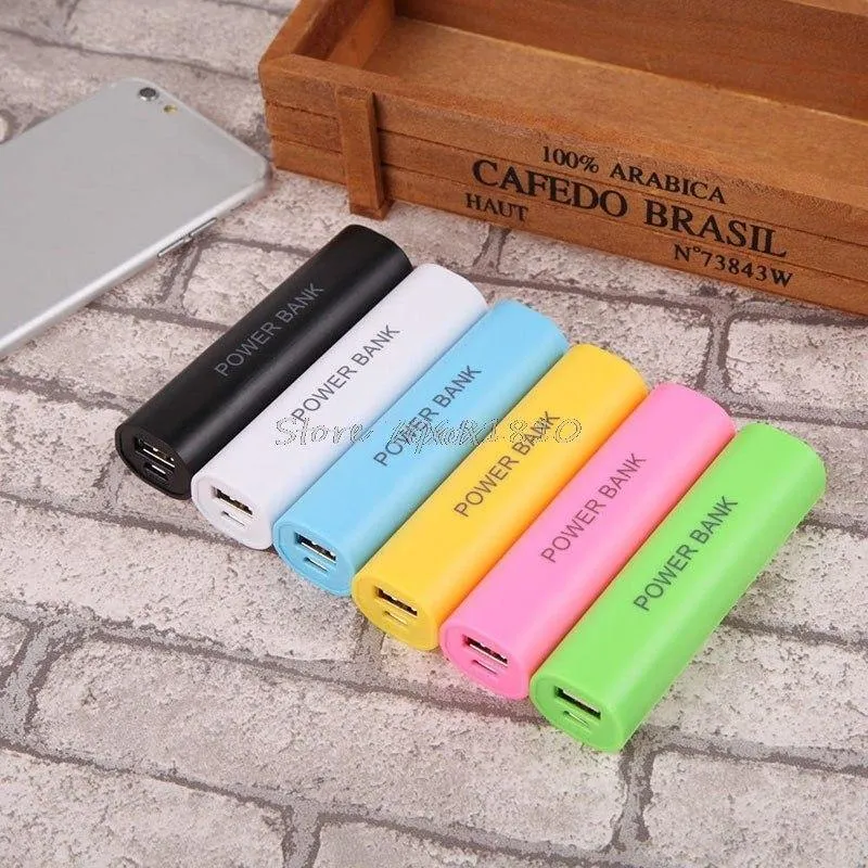 DIY USB Mobile Power Bank Ladegerät Pack Box Batterie Fall Für 1x18650 Tragbare Z17 Drop schiff