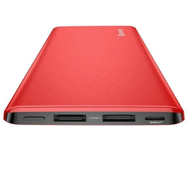 Baseus 10000mAh Power Bank Für iPhone Huawei Xiaomi OnePlus Ultra Slim Power Poverbank Handy Externes Batterieladegerät