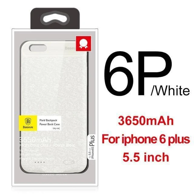Baseus 5000/7300mAh Batterie Fall Für iPhone 6 Plus 6s Plus Power Bank Lade Fall Für iPhone 6 s 6s Batterie Ladegerät Fall Abdeckung
