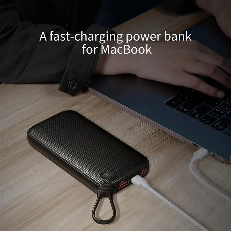 Baseus 20000mAh Schnellladung 3.0 Power Bank 20000 mAh Typ C PD Pover Poverbank Schnellladung Externes Batterieladegerät Powerbank