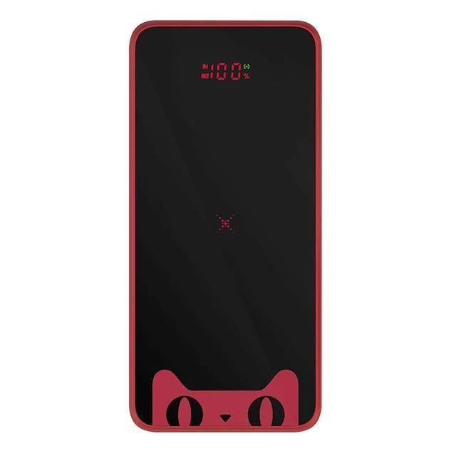 Baseus Tmall Cat Logo 10000mah Qi Wireless-Ladegerät Power Bank für iPhone Xiaomi mi Poverbank Externer Akku Wireless Powerbank