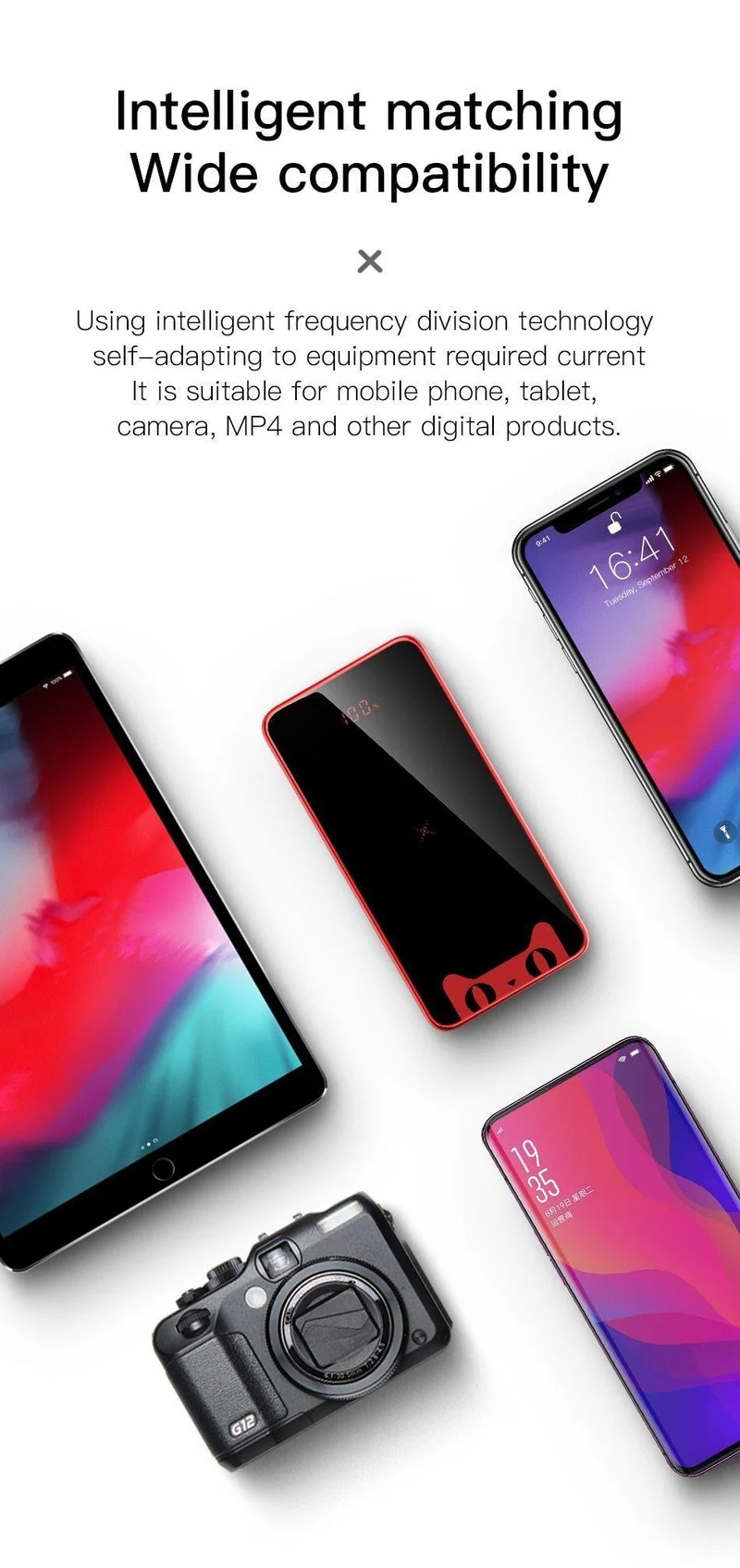 Baseus Tmall Cat Logo 10000mah Qi Wireless-Ladegerät Power Bank für iPhone Xiaomi mi Poverbank Externer Akku Wireless Powerbank
