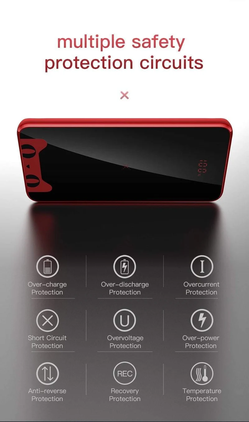 Baseus Tmall Cat Logo 10000mah Qi Wireless-Ladegerät Power Bank für iPhone Xiaomi mi Poverbank Externer Akku Wireless Powerbank