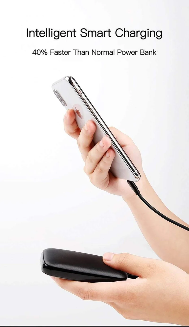 Baseus 10000mAh Power Bank Für iPhone Samsung Mini Tragbare Poverbank USB Ladegerät Handy Externe Batterie Pack Powerbank