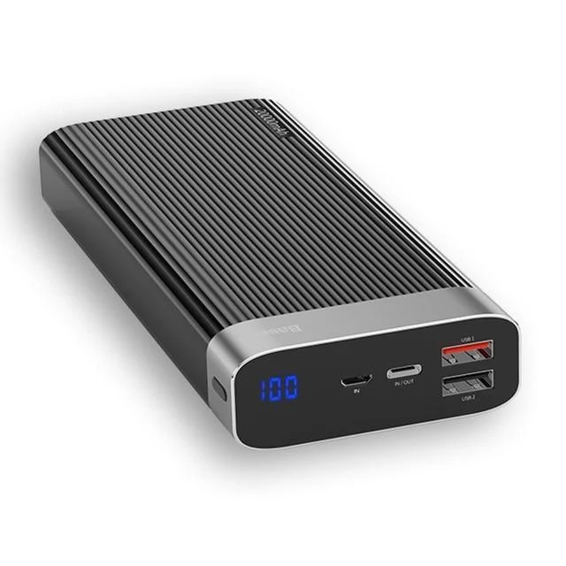 Baseus 20000 mAh Quick Charge 3.0 Power Bank LED-Display Dual USB Typ C PD Schnellladung Externer Akku Ladegerät Powerbank