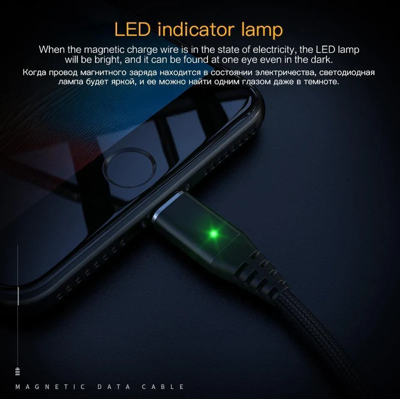 PZOZ USB Typ C Magnetkabel Schnellladeadapter Telefonkabel Typ C Ladegerät USB C für Samsung S8 Note 8 Xiaomi Mi 6 5 Kabel