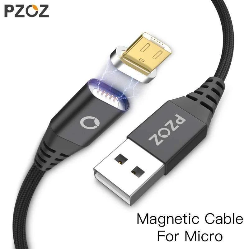 Pzoz micro usb magnetkabel schnellladeadapter handy kabel microusb android daten ladegerät für samsung xiaomi tablet